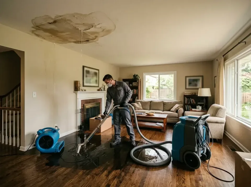 attic-pipe-burst-ceiling-drip-008 — frequently asked questions, Water Damage Restoration & Carpet Care in Golden Triangle, NJ